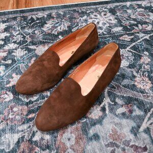 Ralph Lauren Size 6 Brown Suede Slip on Loafers